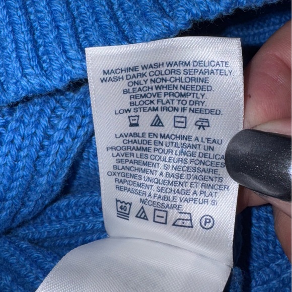 NEW Lands’ End 3x 100% cotton drifter sweater - Picture 4 of 6